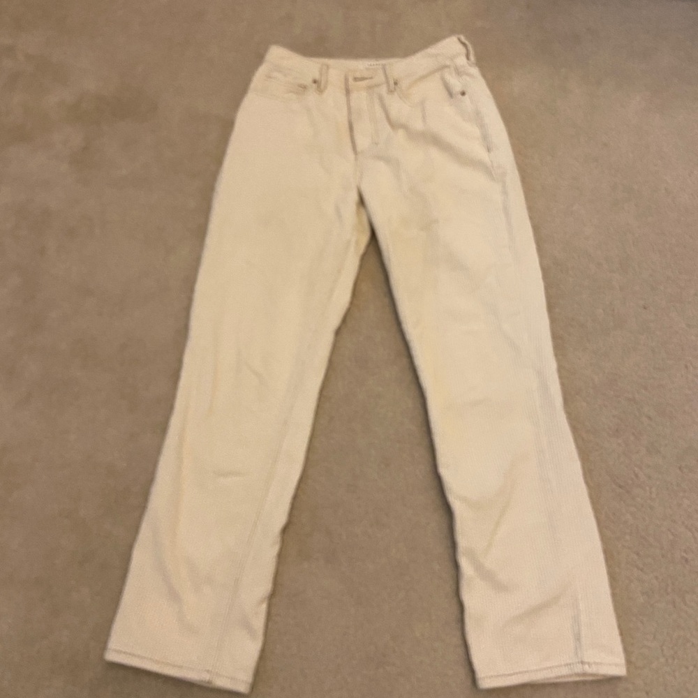 cream corduroy pants